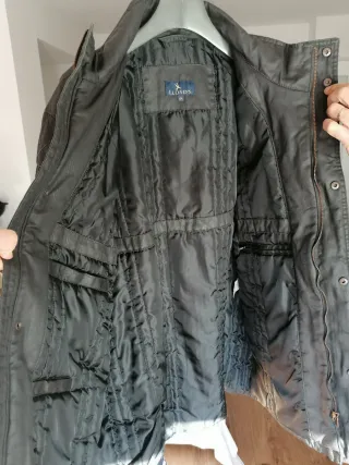 Parka de Invierno Verde Oliva con cinturon