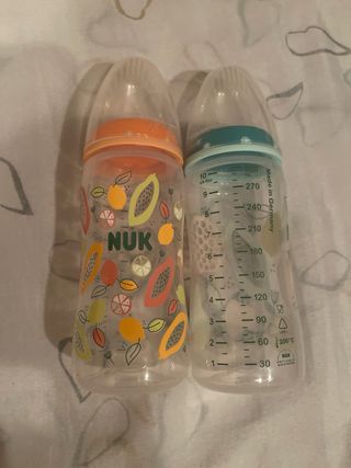 Biberones y tetinas NUK y Suavinex