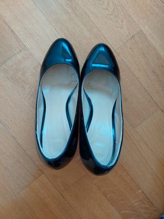 Scarpe décolleté lucide nere Tg 37