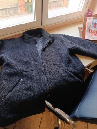 Cazadora rizo negra calentita