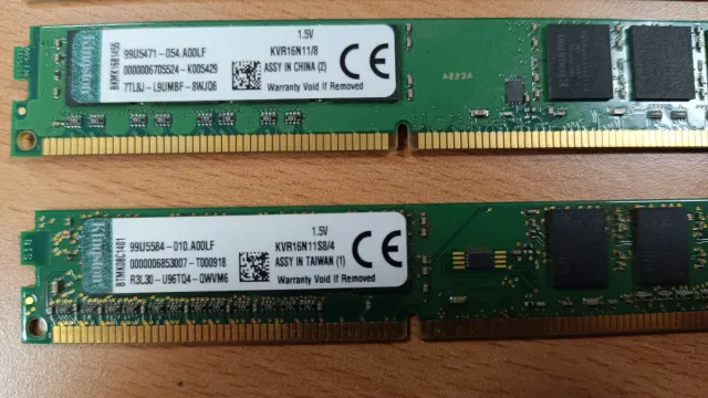 Pack 3 Memorias RAM Kingston DDR3 4GB