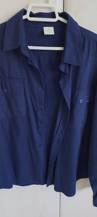 Camisa azul talla S