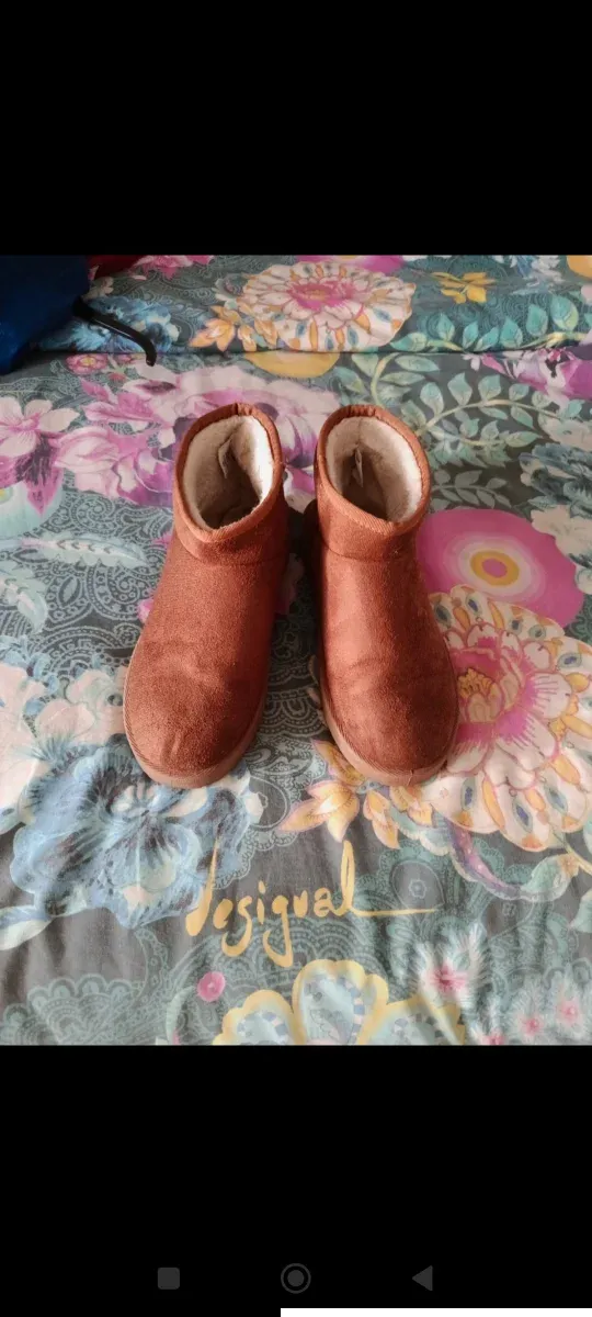 Botines calentitos marrones