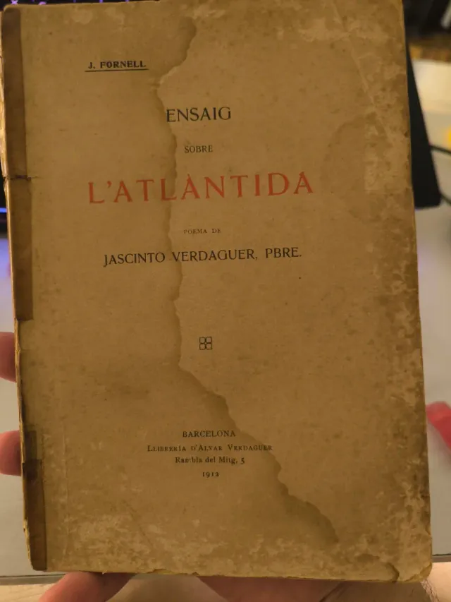L'atlàntida Jascinto Verdaguer 1912 ( muy raro )