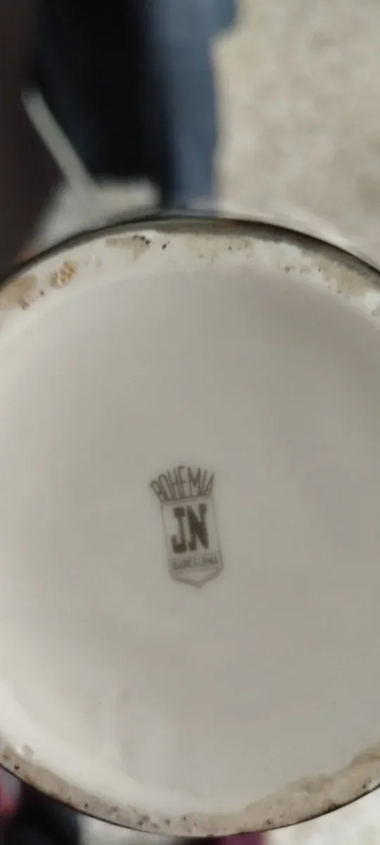 Jarrón decorativo porcelana flores