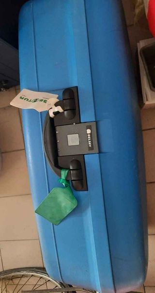 Valigia rigida Delsey blu