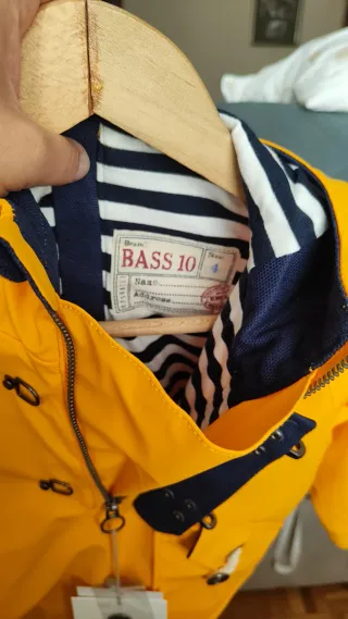 Chubasquero niño 3-4 años amarillo Bass 10