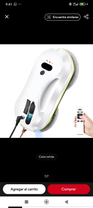 Robot Limpiacristales Eléctrico