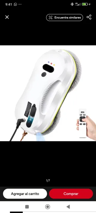 Robot Limpiacristales Eléctrico