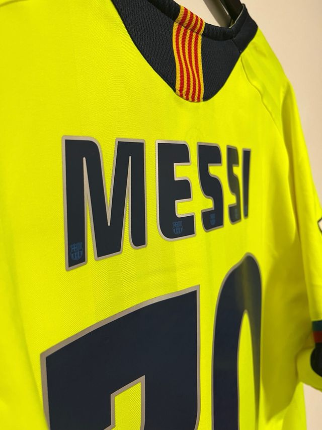 Camiseta de futbol original Barcelona 05-06 Messi