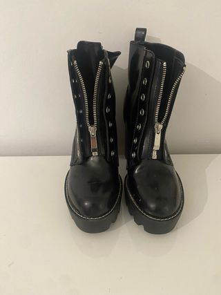 Botines Zaira cremallera y plataforma