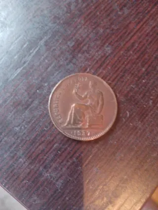 Moneda Antigua República 1937