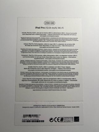 iPad Pro 12.9 (3ª generacion)