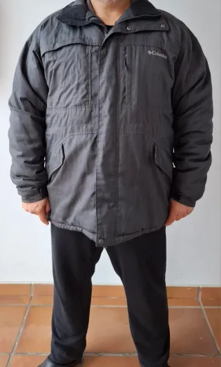 Chaqueta Columbia Hombre Gris XXL
