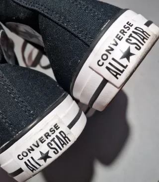 Converse All Star Negras - 1 Uso