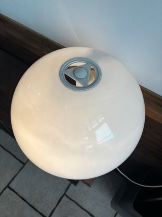 Lámpara Seta Miguel Milá Plata y Blanca