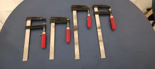 Sargentos/Abrazaderas metálicas (4 unidades)