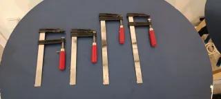 Sargentos/Abrazaderas metálicas (4 unidades)