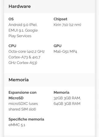 Huawei P Smart 2019 Smartphone