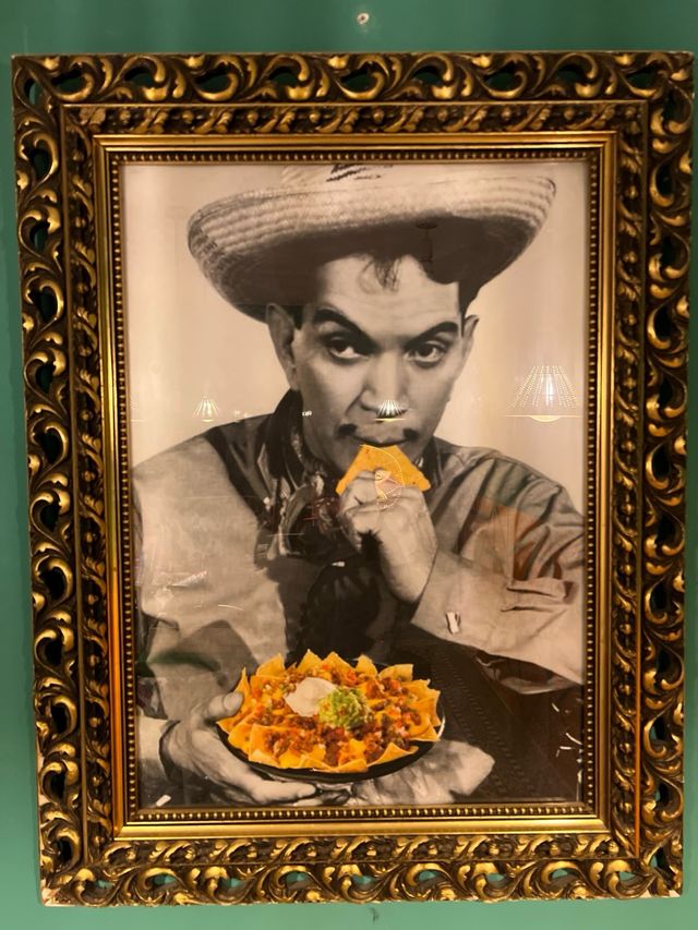 Cuadro Frida Marco Dorado y Cantinflas mexicanos 