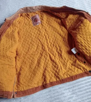 Cazadora de piel para hombre