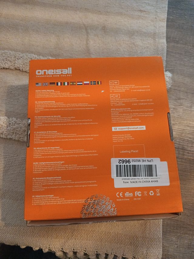 Cortapelos perros y recortador patas nuevo