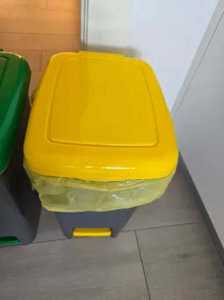 Cubos de reciclaje (3 unidades)