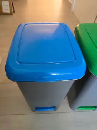 Cubos de reciclaje (3 unidades)