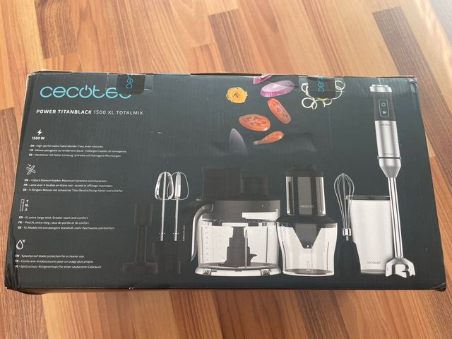 Batidora de mano Cecotec Power TitanBlack