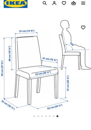 Silla Ikea BERGMUND Beige