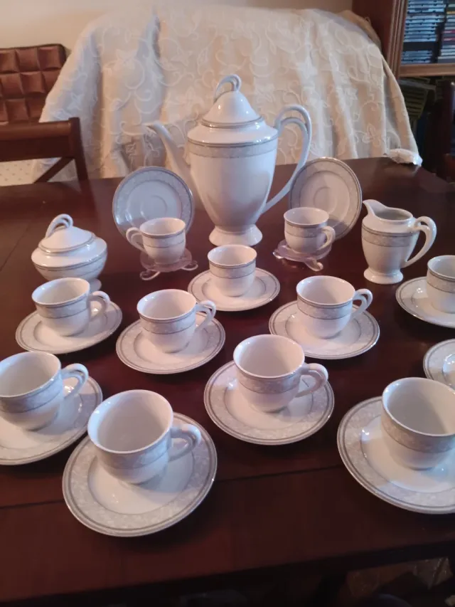 Juego de café porcelana Bavaria