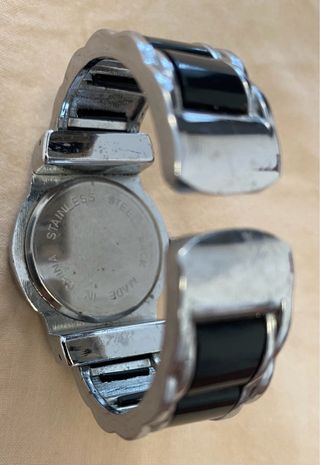 Reloj JINHAO Mujer Negro y Plateado