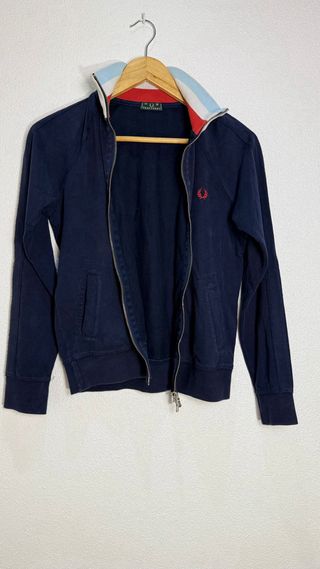 Chaqueta Fred Perry Azul Retro Y2K