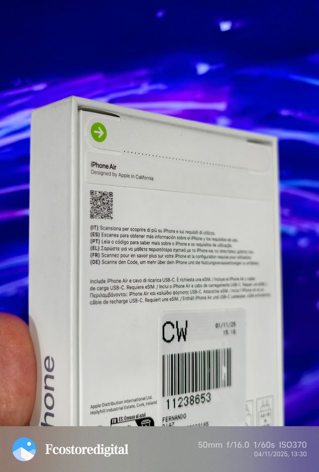 Iphone Air de 256GB - SKY BLUE - Precintado