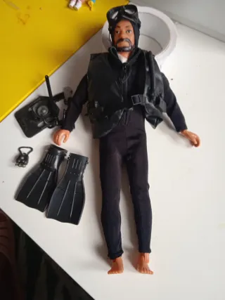 Actioman buzo plástico