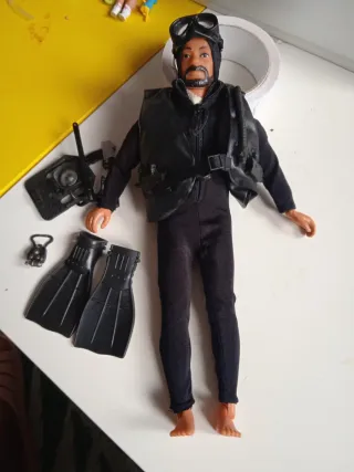 Actioman buzo plástico