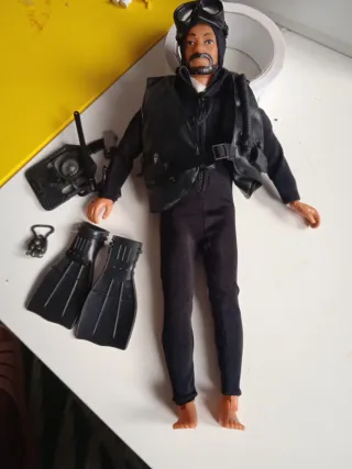 Actioman buzo plástico