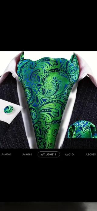 Pañuelo, corbata y gemelos hombre