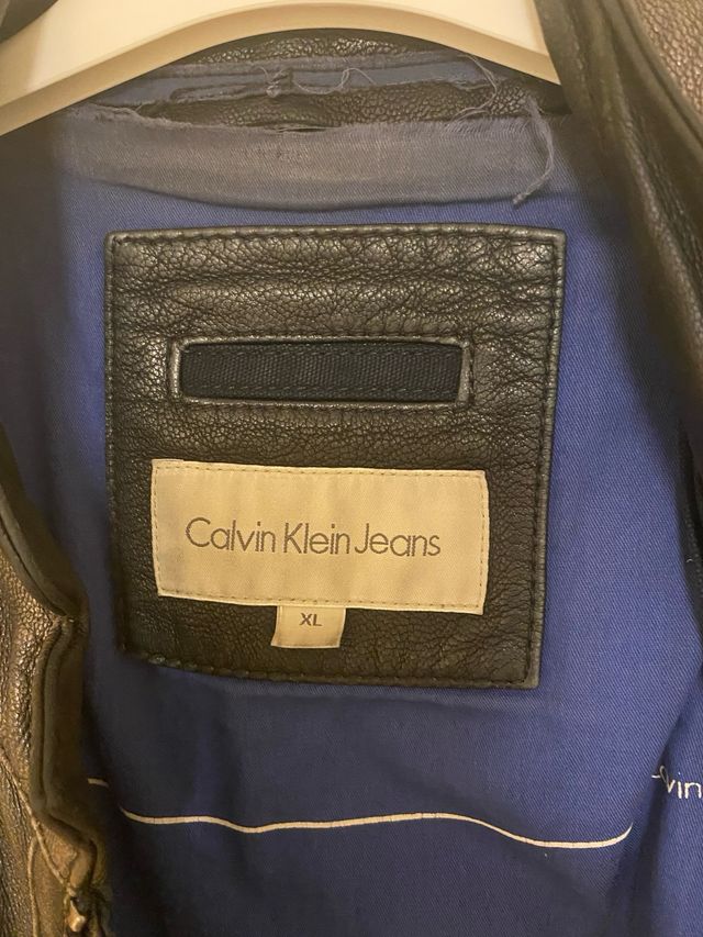 Chaqueta de cuero Calvin Klein