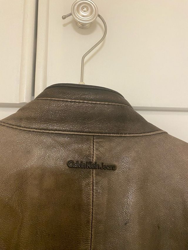 Chaqueta de cuero Calvin Klein