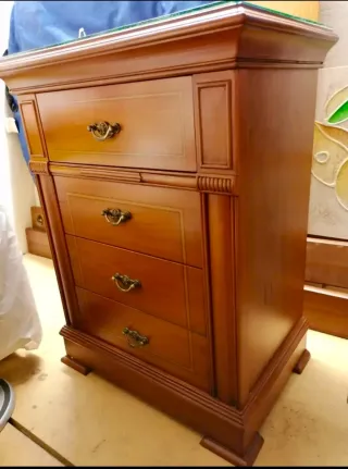 Cama y mesita de noche