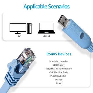 Cable USB a RS485 RJ45 Chip FTDI