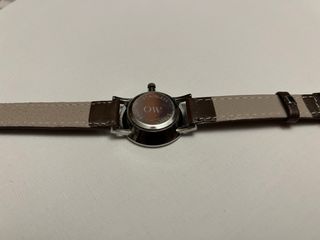 Reloj ow Vintage Unisex Marrón/Plata