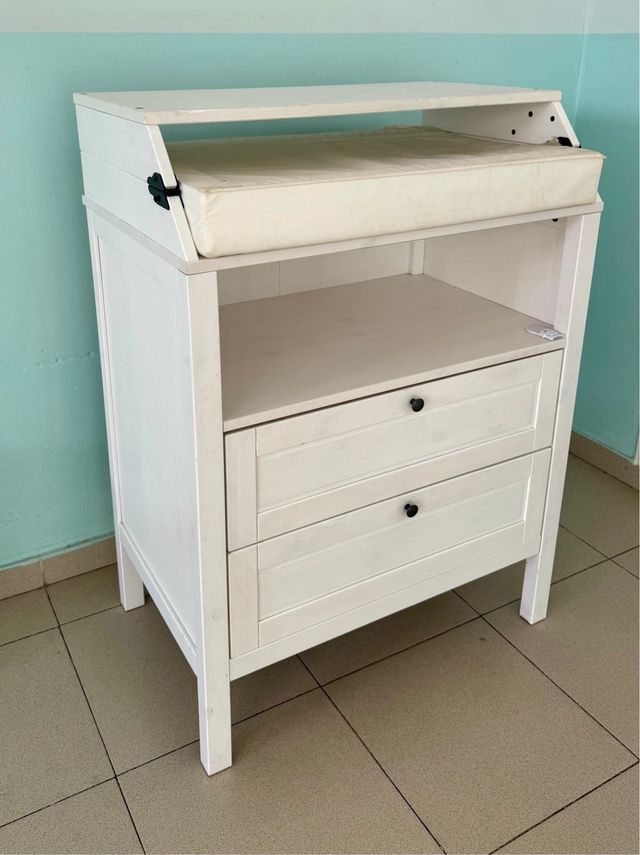 Cambiador Infantil Ikea Blanco sin colchoneta