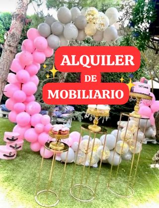 ALQUILER ARCO / CILINDROS / BANDEJAS / MOBILIARIO