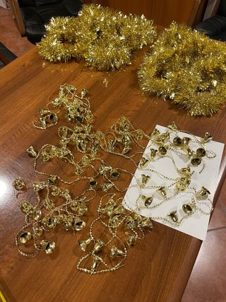 Addobbi Natalizi Oro con Campanelle