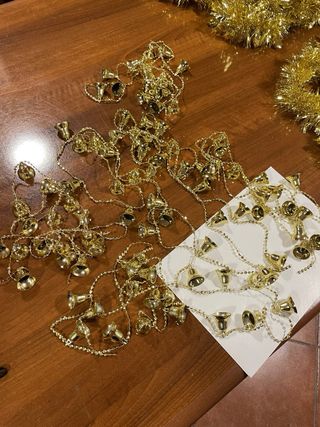 Addobbi Natalizi Oro con Campanelle