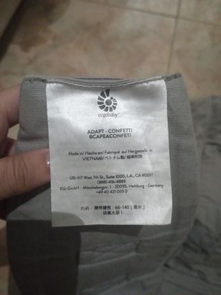 Mochila Portabebés Ergobaby Gris