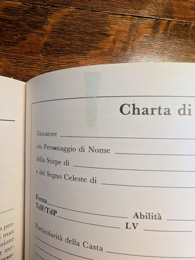 Kata Kumbas Gioco di Ruolo Italiano Anni 80