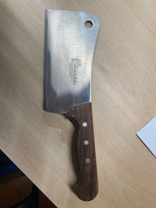 Mannaia Formidable Acciaio Inox Legno